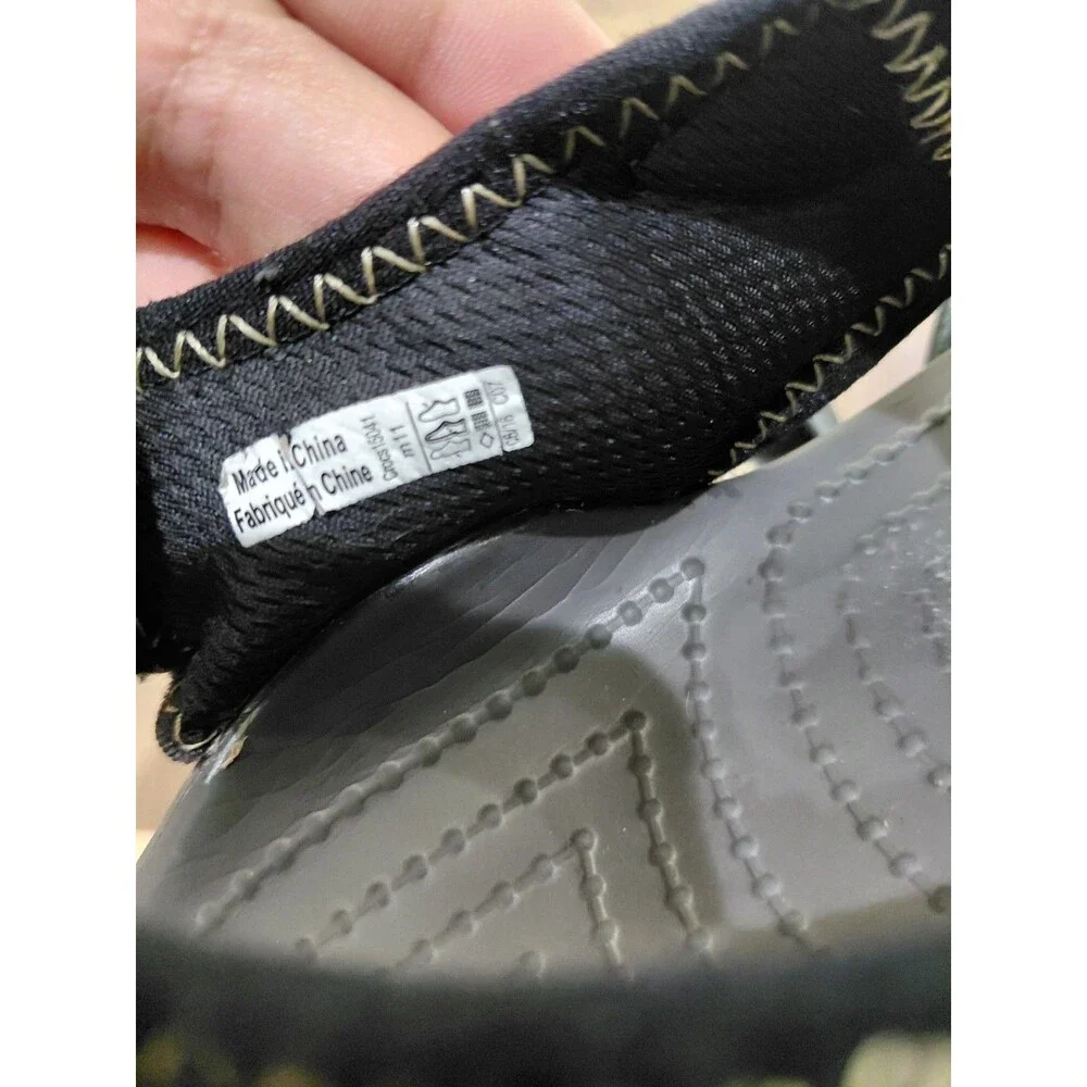 Crocs Swiftwater Mesh Deck Sandals Fisherman Water Shoes Brown Men’s Sz11